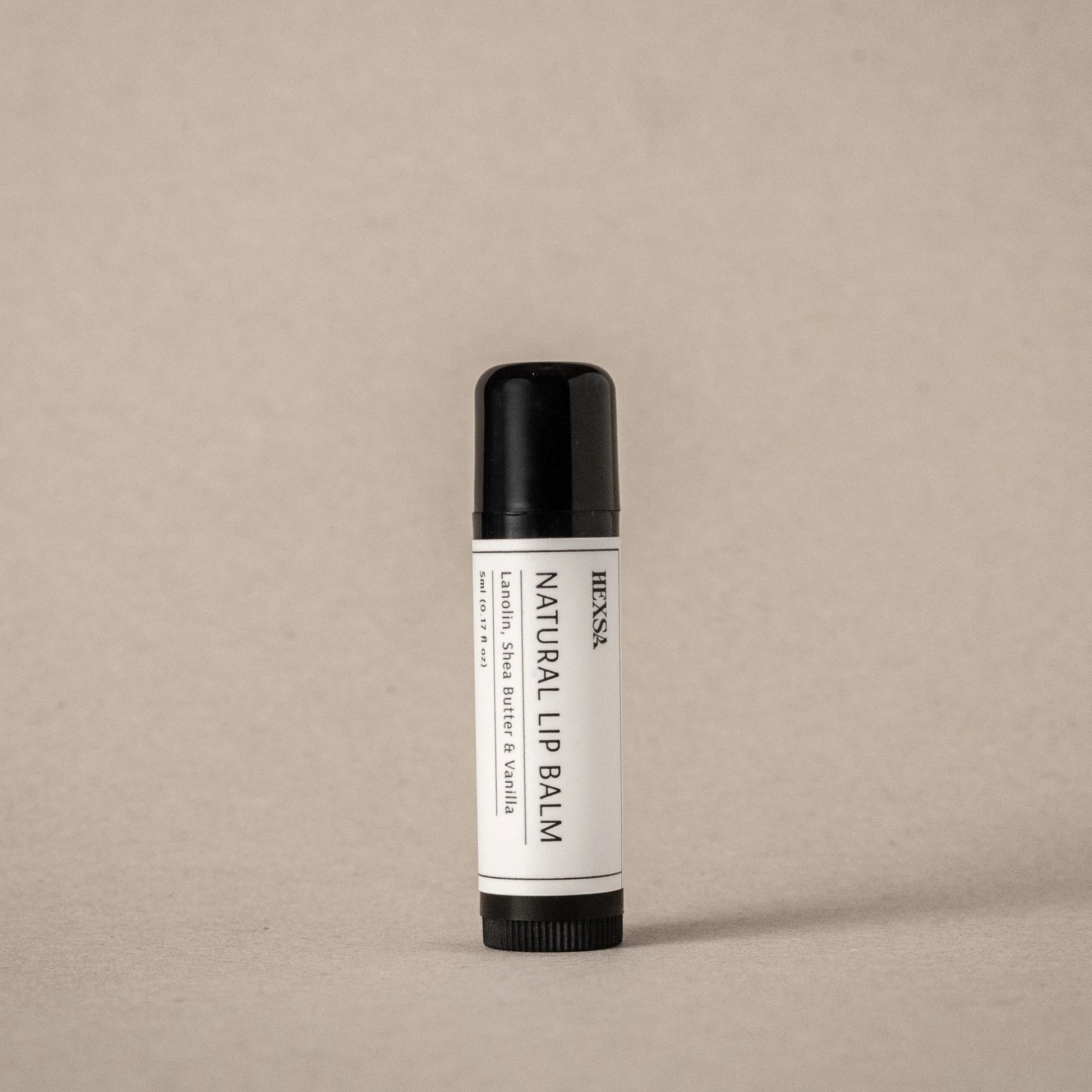 Natural Lip Balm – Hexsa – organic lip balm with lanolin, shea, coconut and vanilla